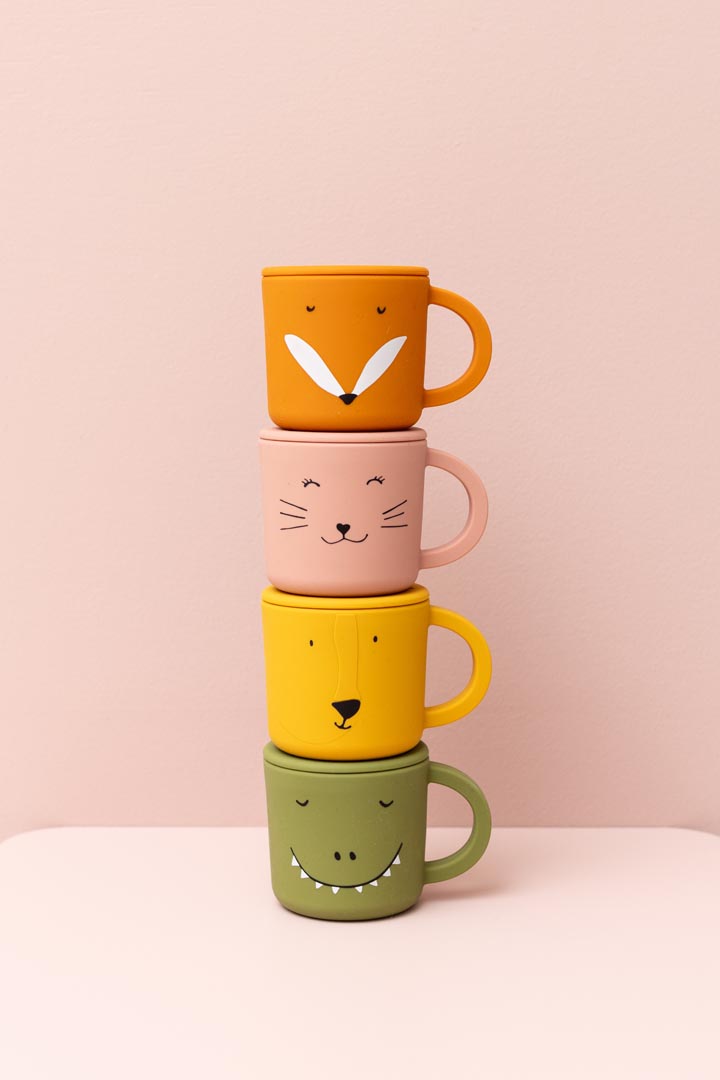 Taza porta snacks de silicona - Mr. Dino